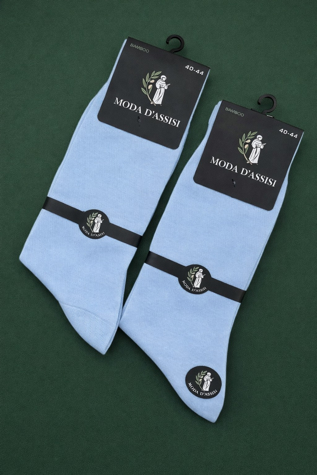 Essential Baby Blue Crew Sock